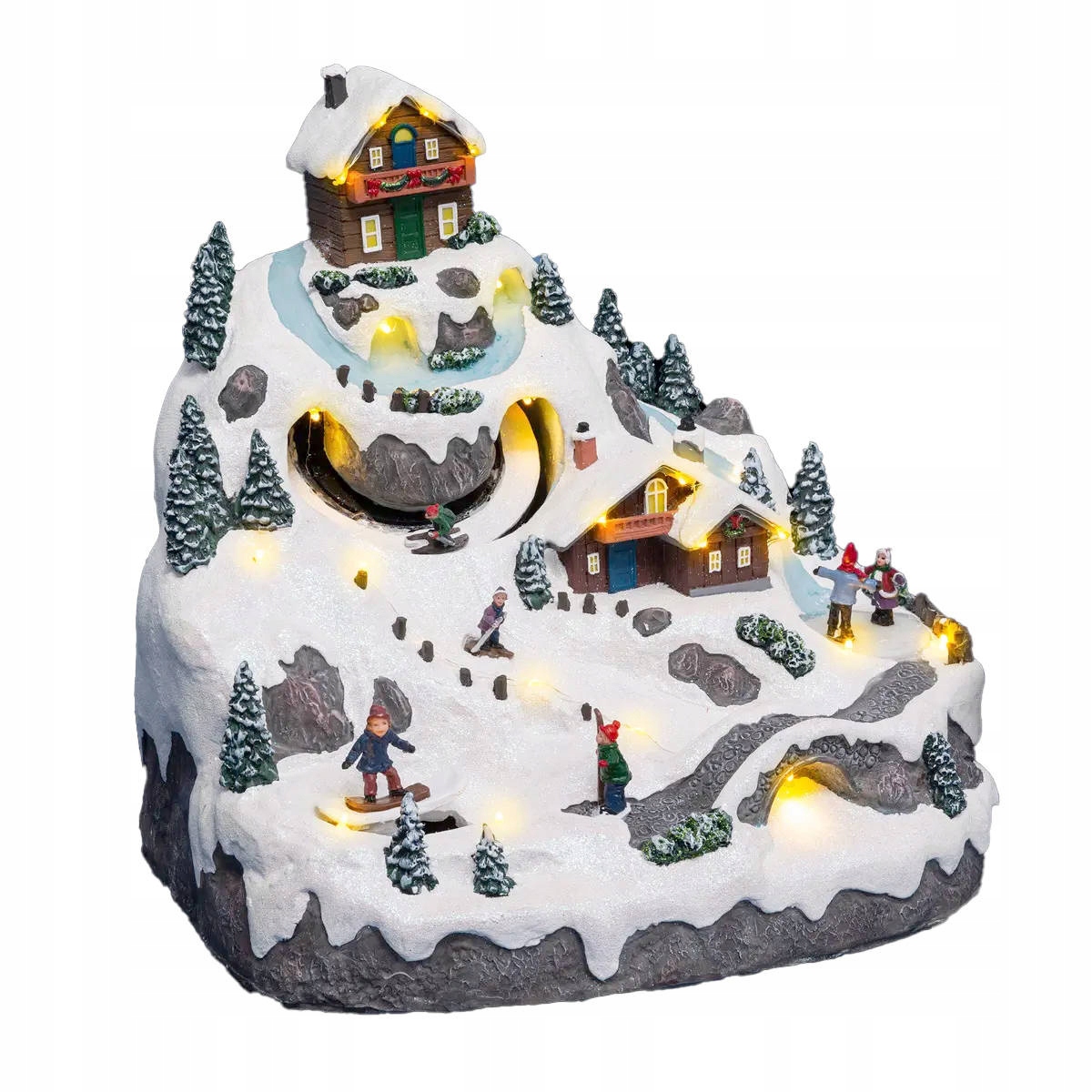 Vianočné Mestečko, Zimná Figurka Na Vianoce 36X34 CM
