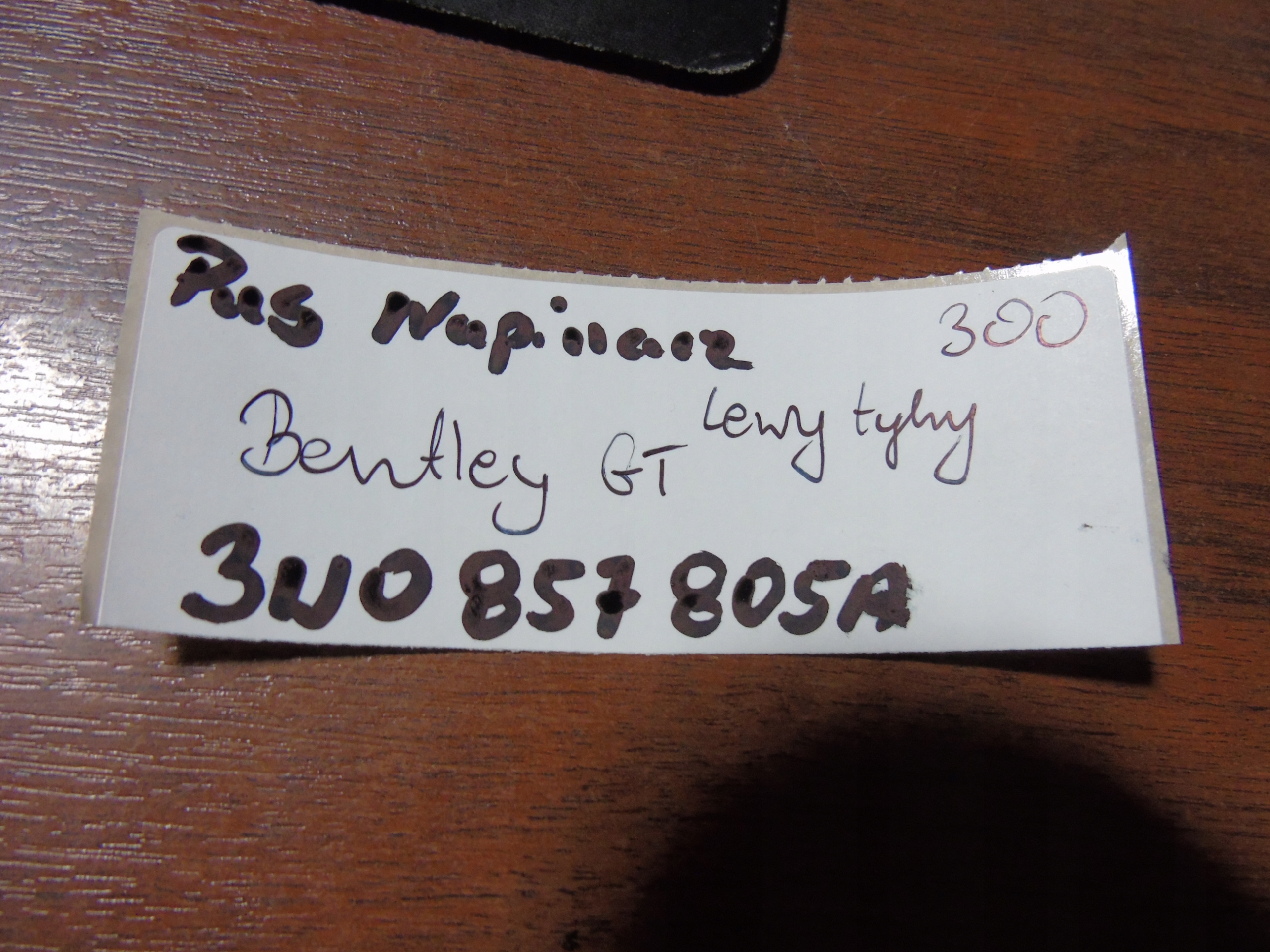 IDEALNY GURTEN SPANNER HECK LINKS BENTLEY GT 1