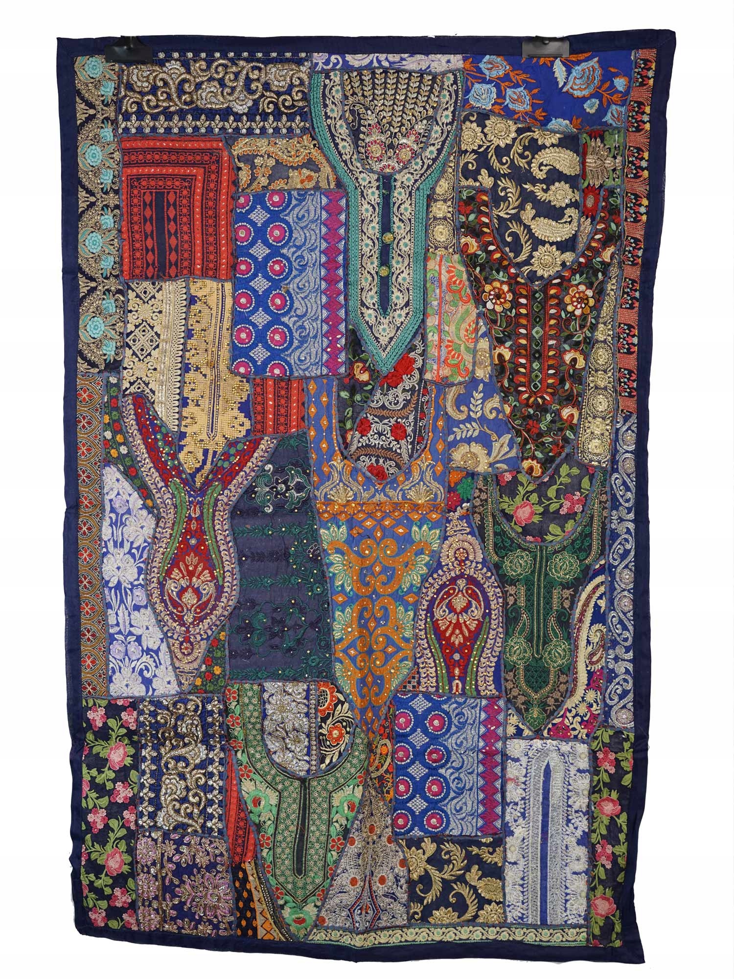 Patchwork Indický , Kilim Ozdoba Velký Obraz 100x150 CM