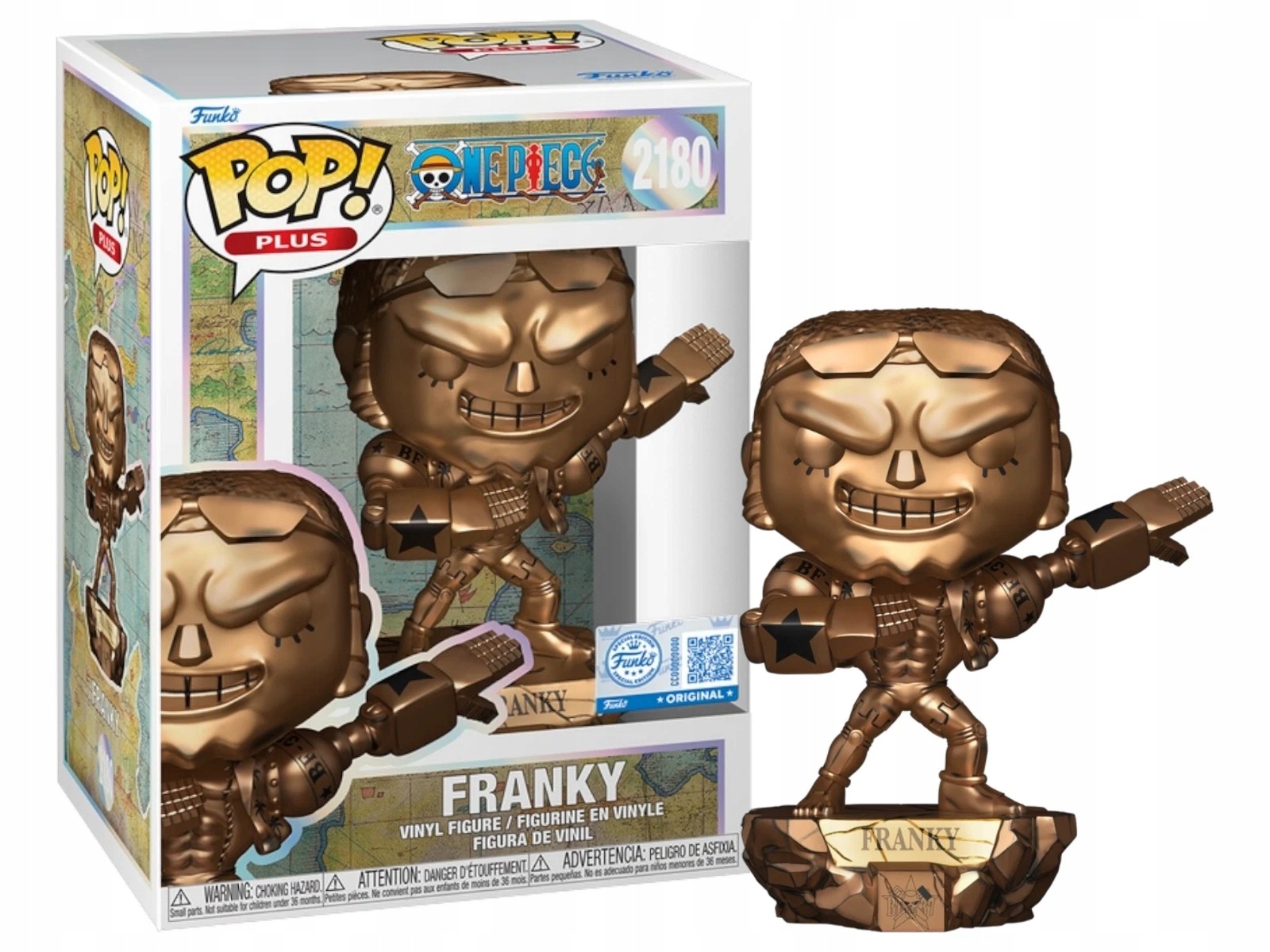 Funko Pop! One Piece Franky Bronze #2080 pevný ochranný box