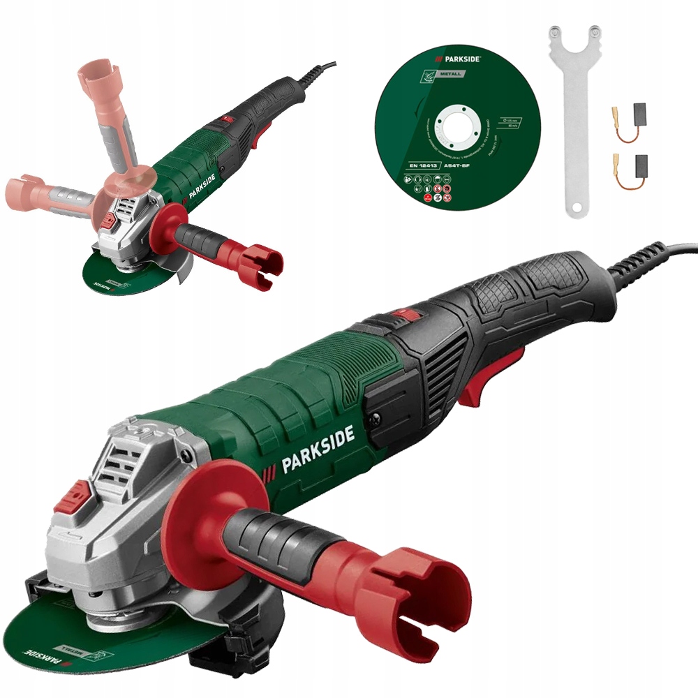 Szlifierka Kątowa Parkside Pws I9 1200 W Kątówka Do Metalu 125 MM