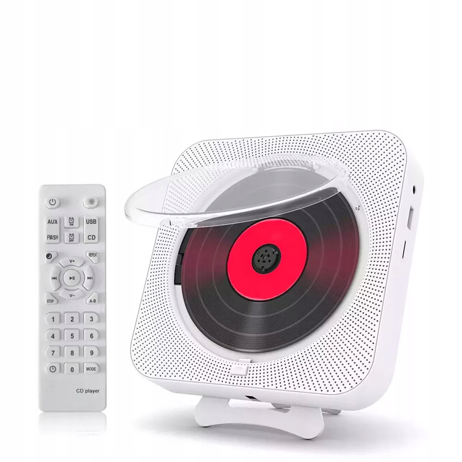 CD Přehrávač S Reproduktory Bluetooth 5 0 Sd Rádio Led Elegantní A Moderní