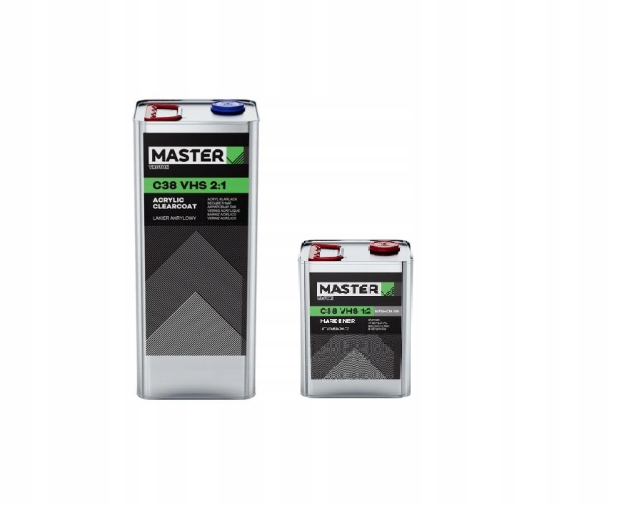 Bezfarebný lak Master C38 Vhs 2:1 5L objem 2.5L