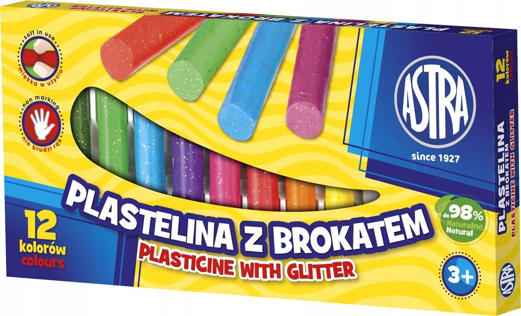 

Plastelina Z Brokatem