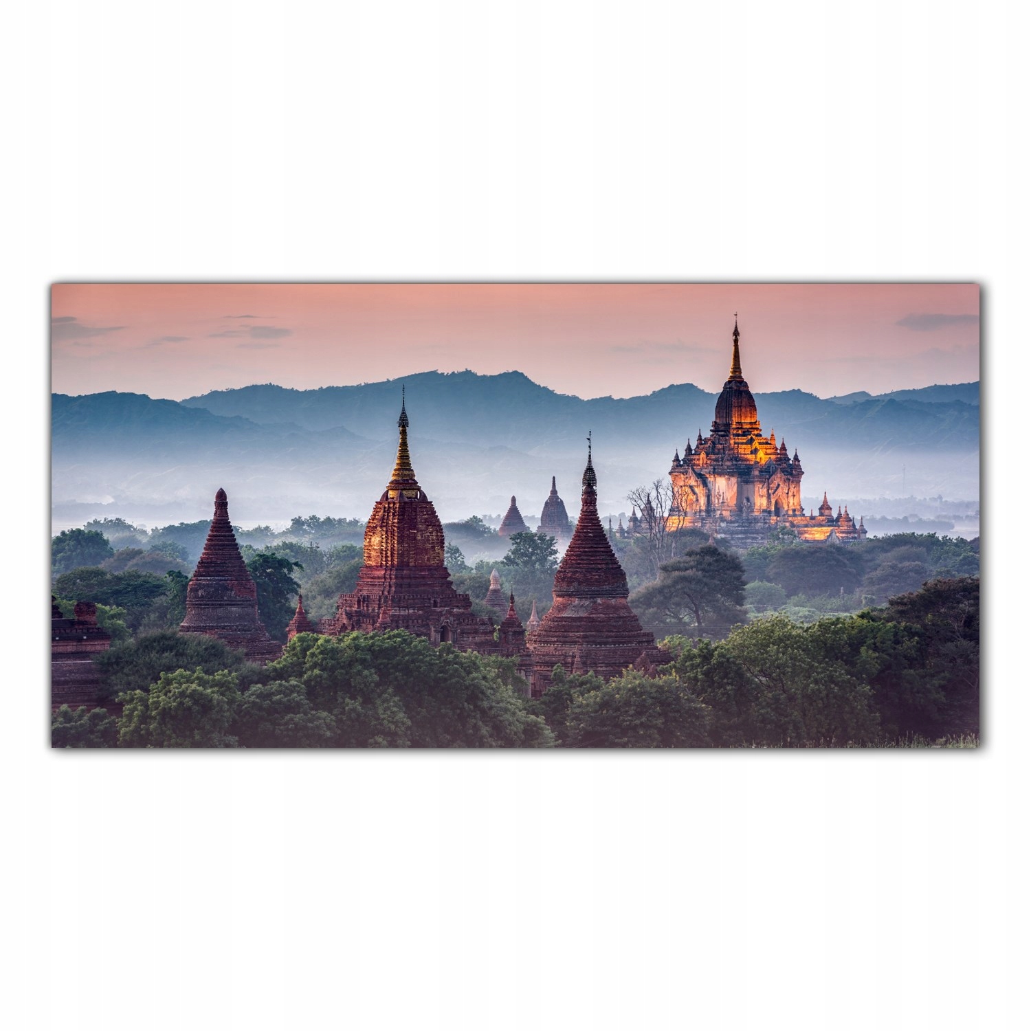 Asie Chrám Slunce 100x50 Panel tvrzené sklo