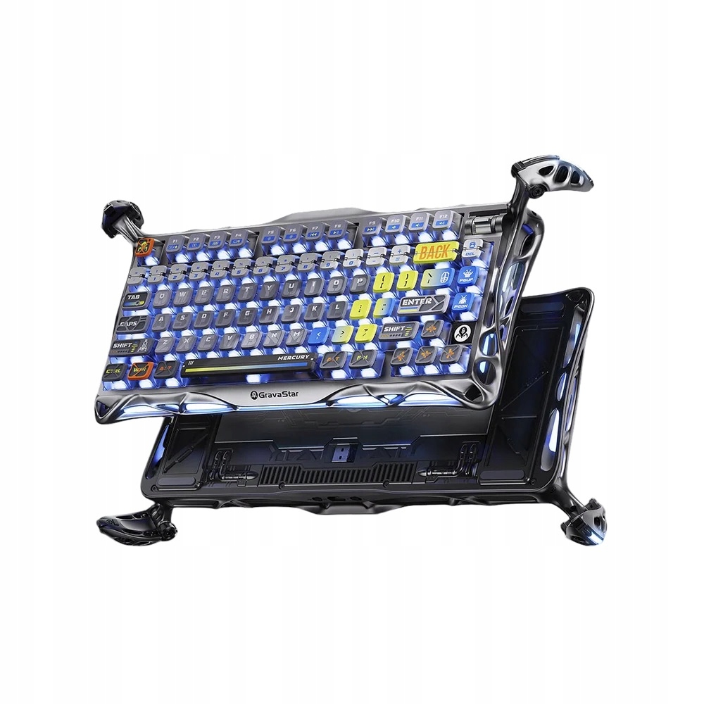 GravaStar Mercury K1 Pro Bezprzewodowa Klawiatura Mechaniczna Interstellar