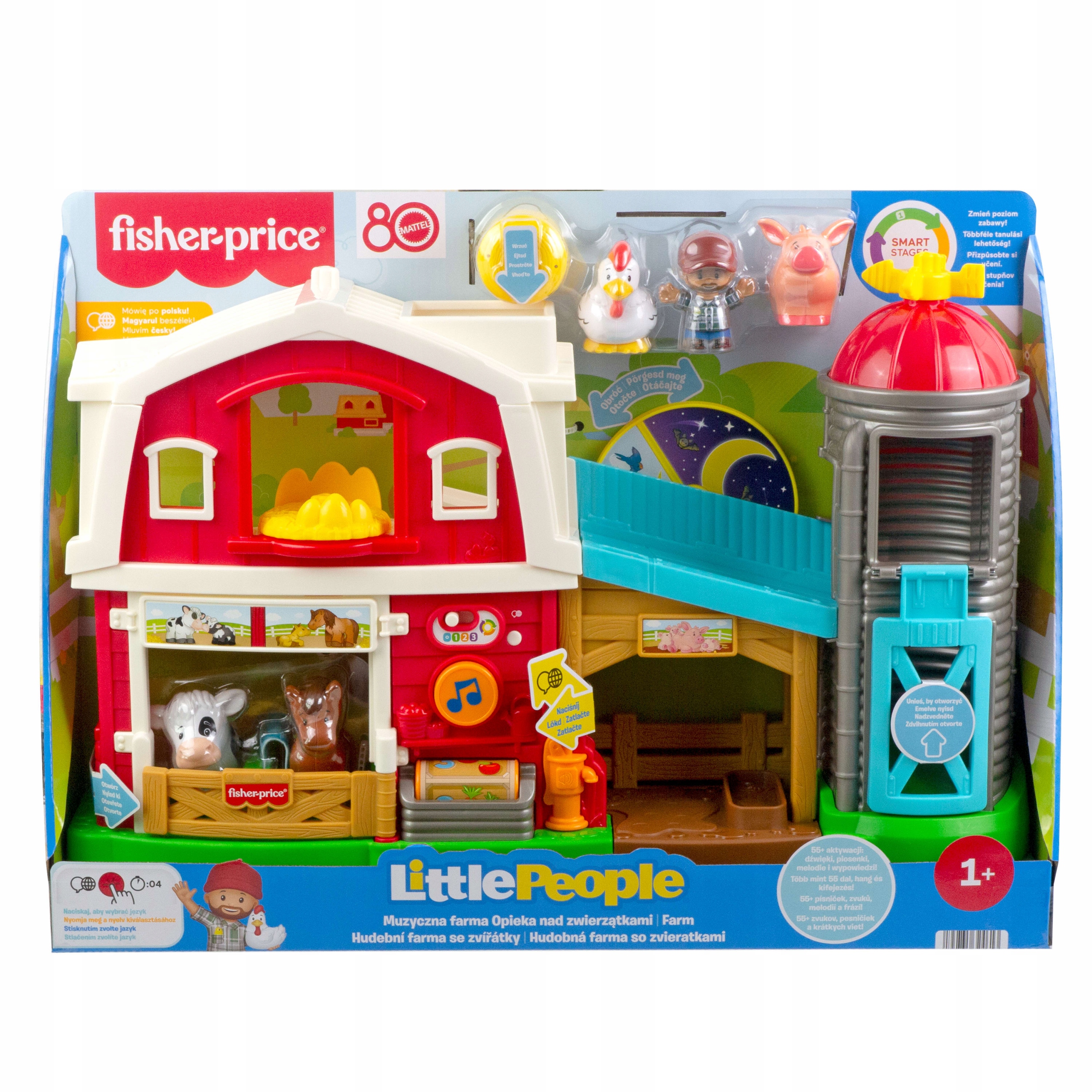 Little People Muzyczna farma Opieka nad zwierzątkami interaktywna JGX10