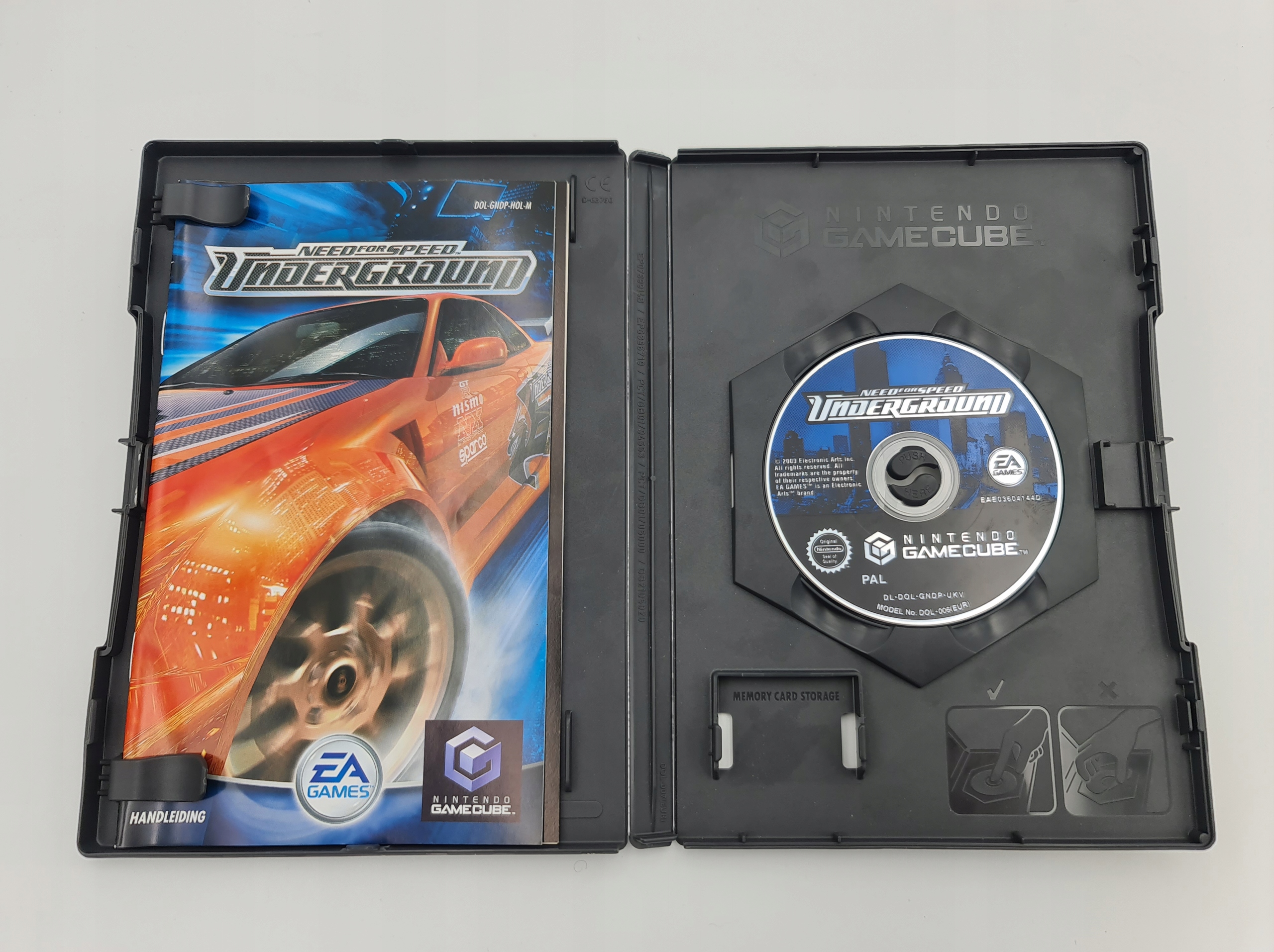 NINTENDO GAMECUBE NEED FOR SPEED UNDERGROUND Platforma Nintendo GameCube