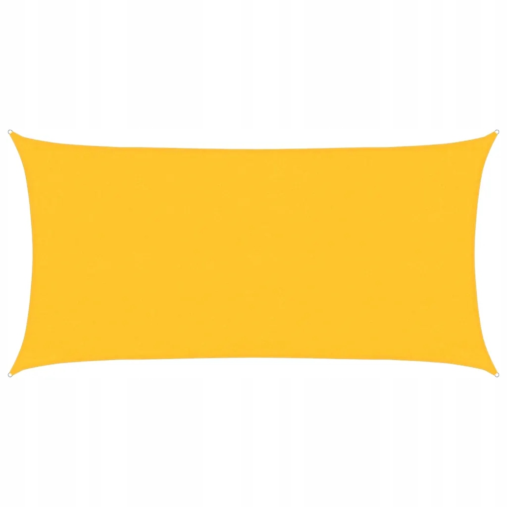 Sluneční plachta Hdpe 3 x 6 m žlutá obdélníková