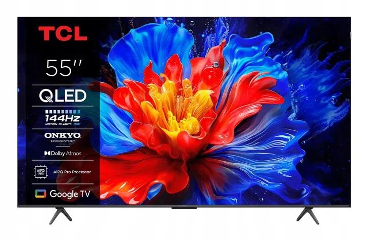 Tv Set|TCL|55 "|4K Ultra HD|3840 x 2160 pixelov|Flat|16:9|QLED|55P8K