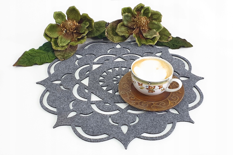 

Serweta Filcowa Mandala. Rozmiary i 12 cm