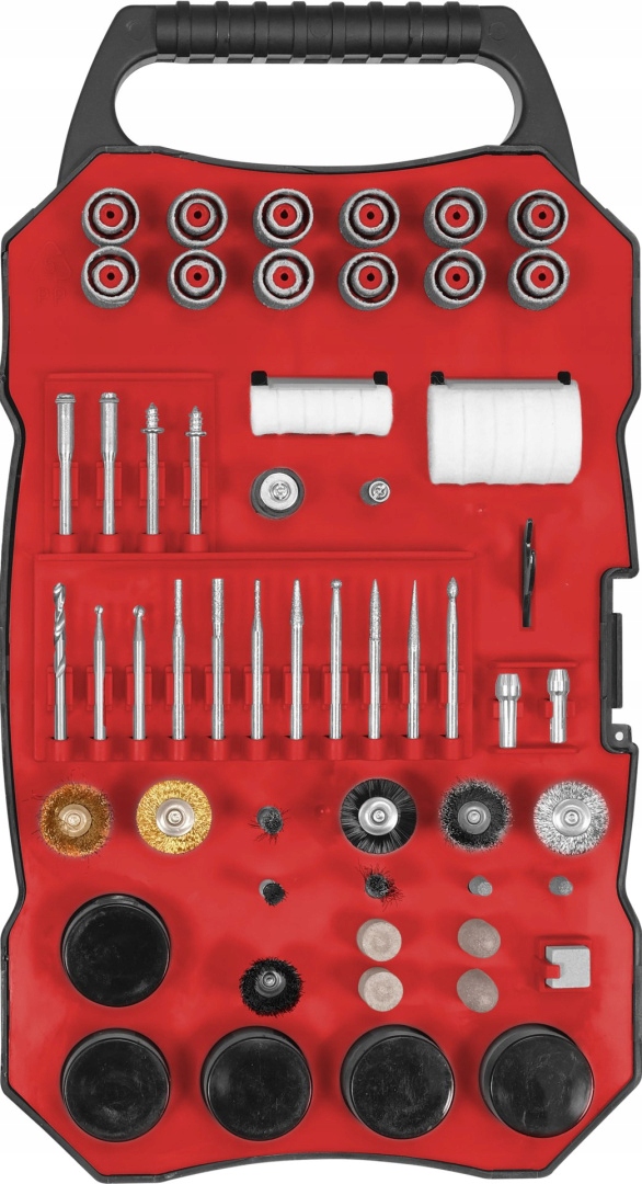 Akcesoria Do Miniszlifierek Komplet 201 Szt. 3,2MM Tarcze Frezy Zestaw Yato