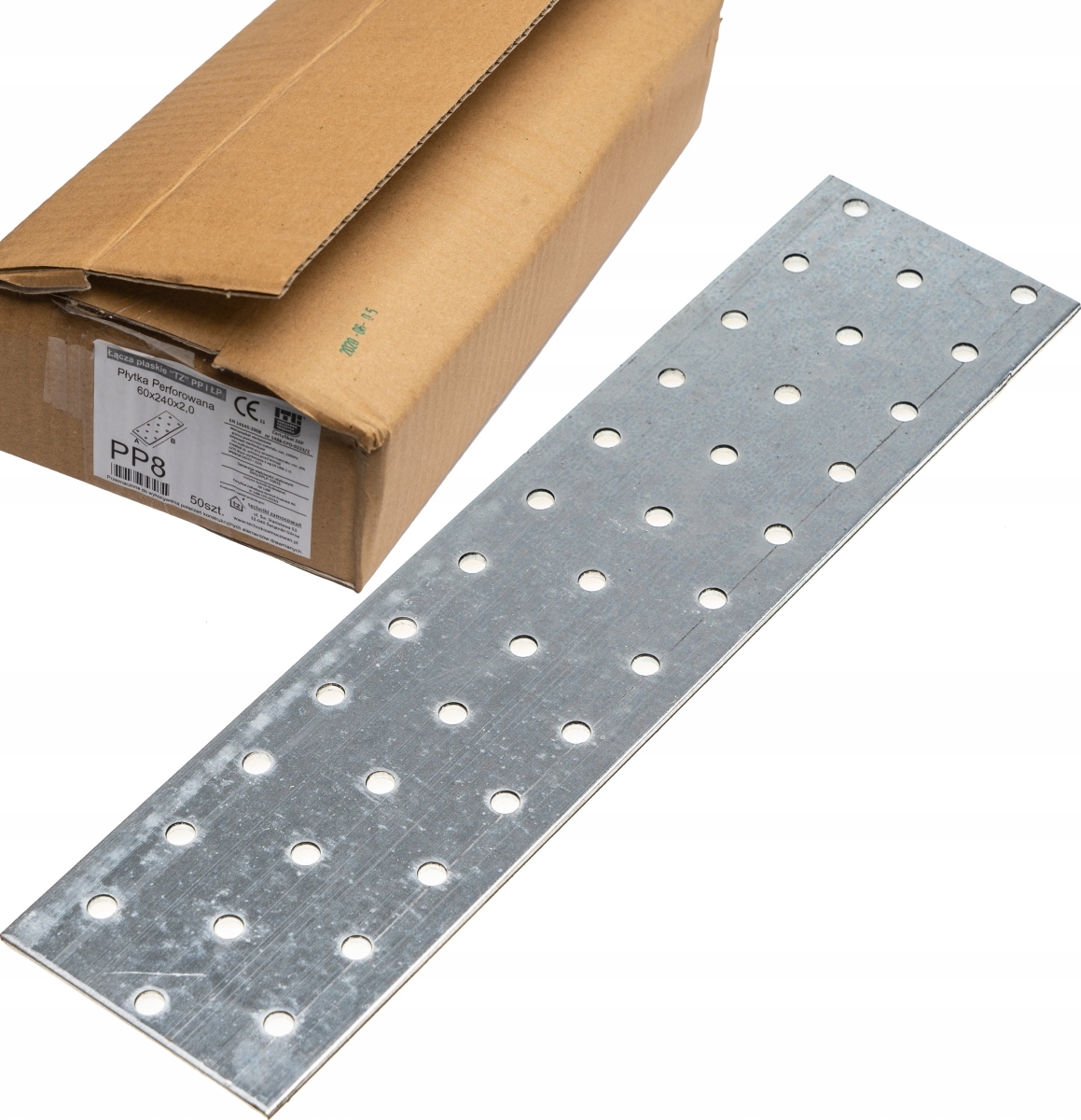 

50x Łącznik ciesielski 240x60 2mm płaskownik PP8