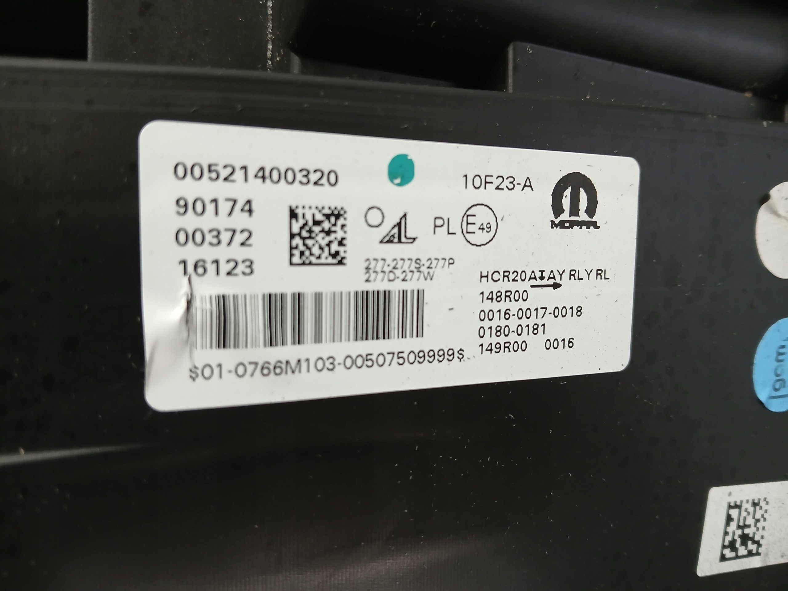 light front left FIAT 500 II 2 500 E FULL LED 00521400320
