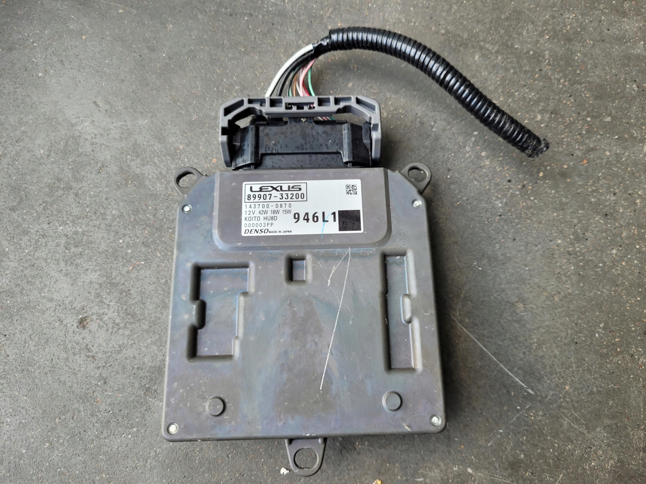 control unit module control unit LED lights 89907-33200 LEXUS ES VII 7 300 H