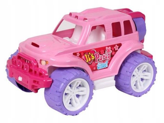 Auto terenówka SUV różowa