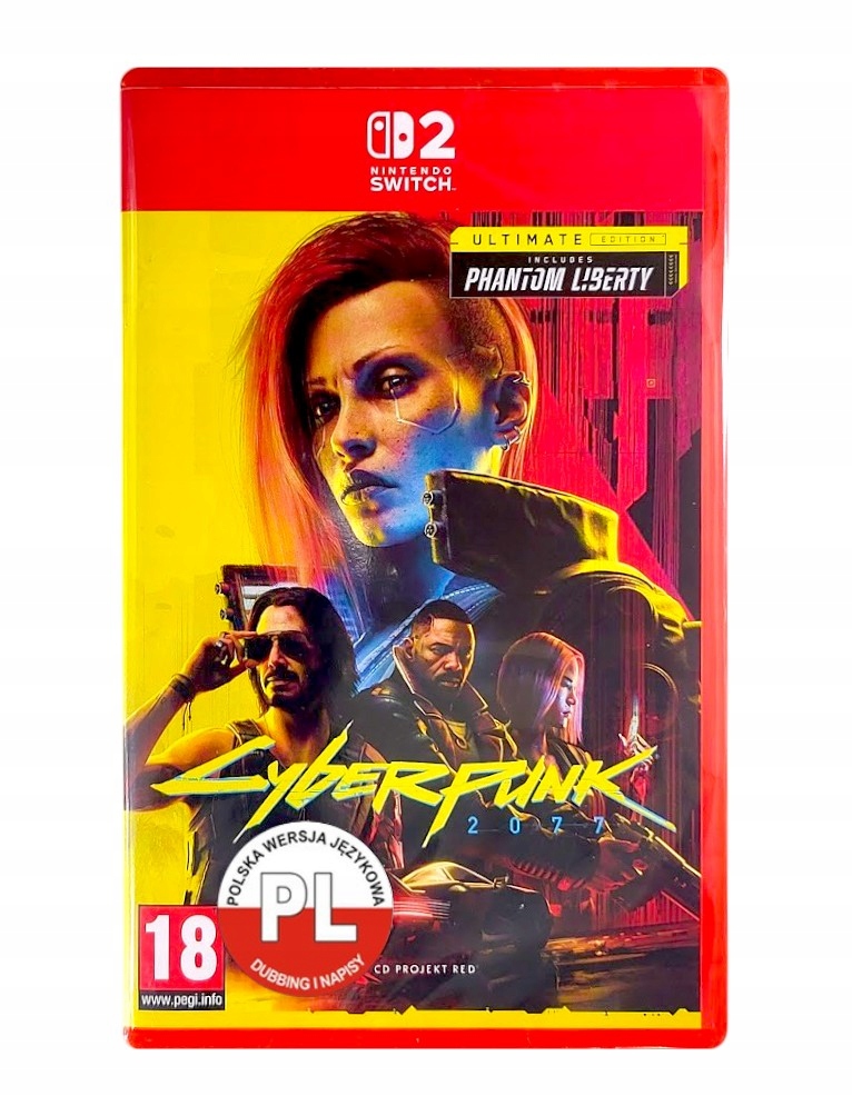 Cyberpunk 2077 Ultimate Edition Nintendo Switch 2 pudełkowa