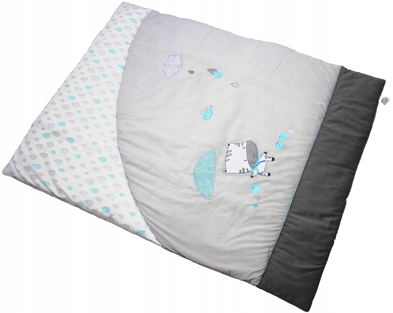 ALVI MATA DO RACZKOWANIA 100X135 CM ZEBRA NAUKA CHODZENIA AMORTYZACJA EAN (GTIN) 4010395760805