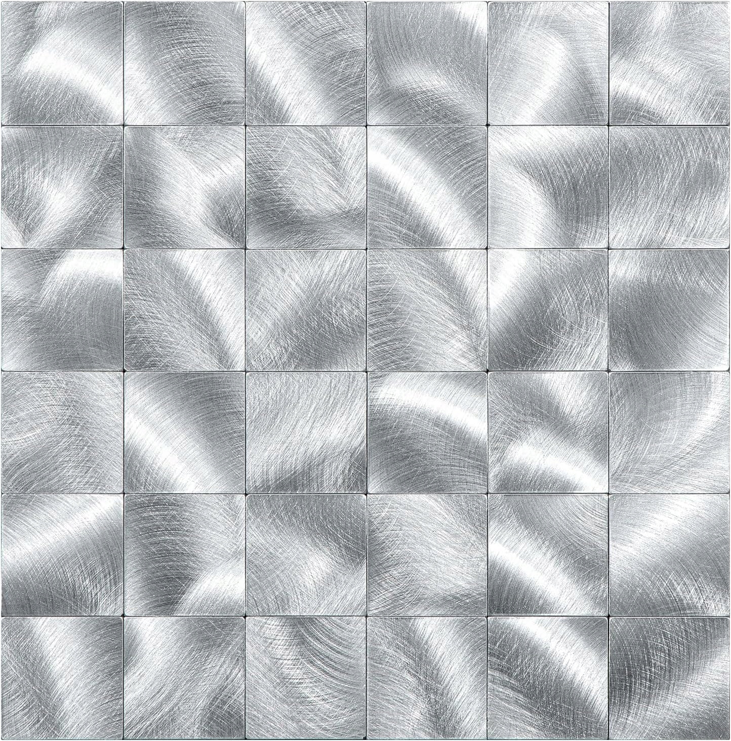 Samolepiace dlaždice WoStick kovové 4 mm 10 ks na stenu