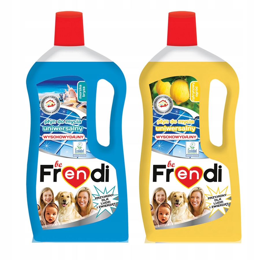 

BeFrendi Płyn do podłóg Morski + Cytryna 2 x 1L