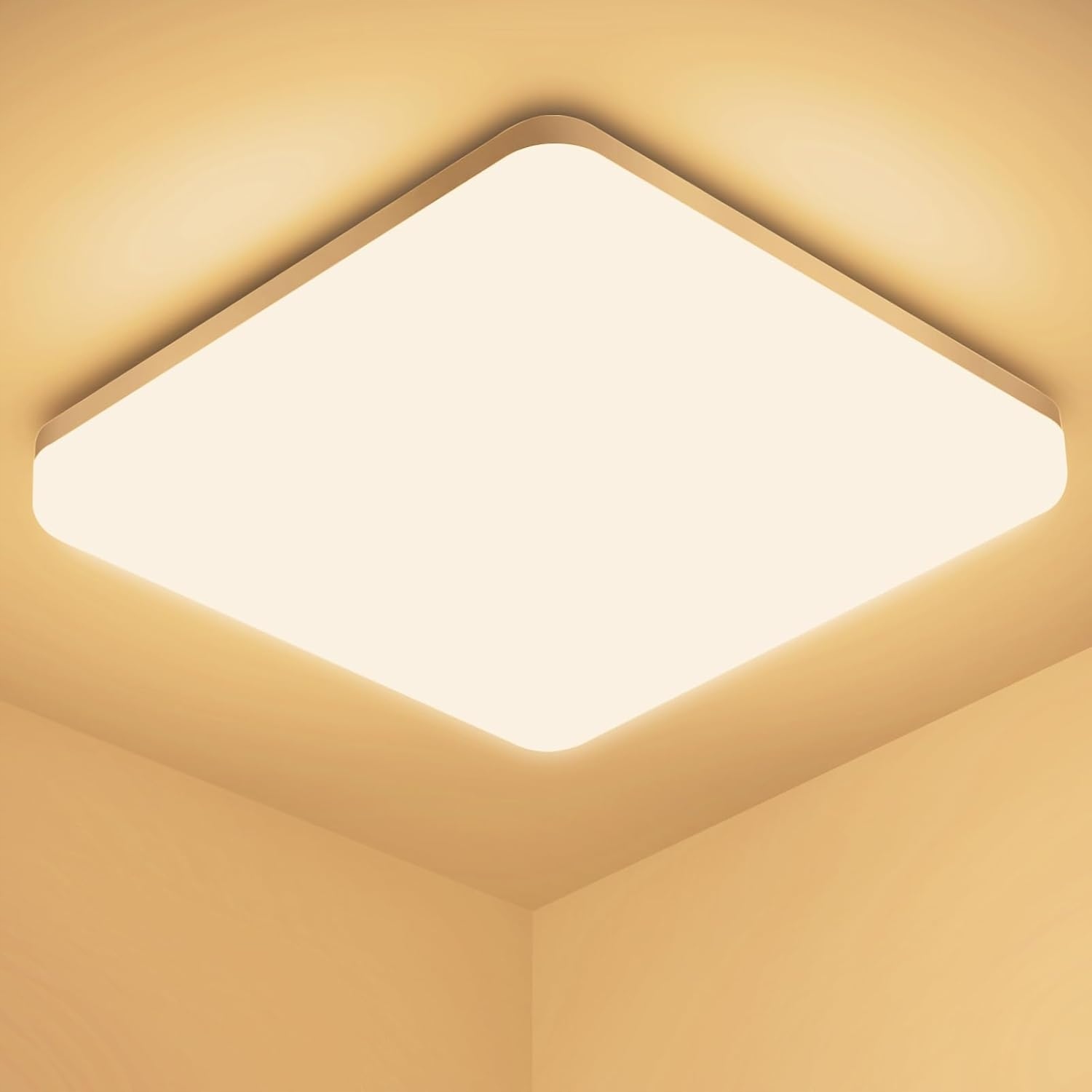 Stropní Svítidlo Stropní Svítidlo Led Bílá Čtverec 3000K 30CM