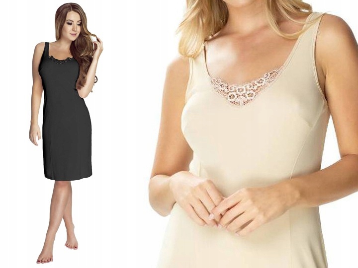 

Halka Duże Rozmiary 5XL 56 Jedwab Wiskozowy Czarna