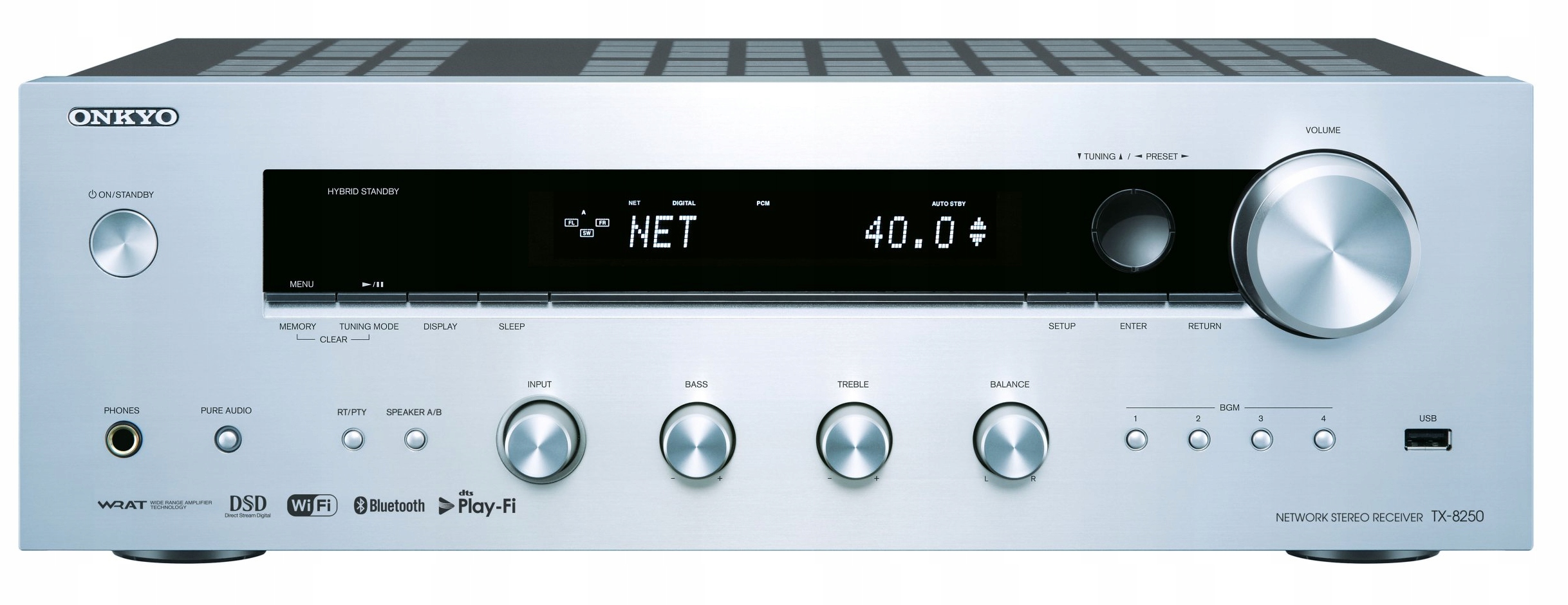 Onkyo TX-8250 Streamer WiFi Bt Dac AirPlay Chromecats Dab+ Usb-a 2x135W