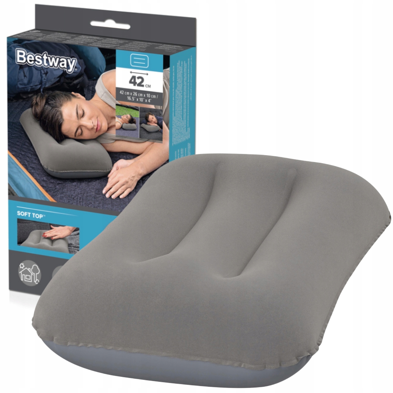 НАДУВНАЯ НАДУВНАЯ ПОДУШКА ДЛЯ ПУТЕШЕСТВИЙ НА ПЛЯЖАХ ДЛЯ САМОЛЕТА