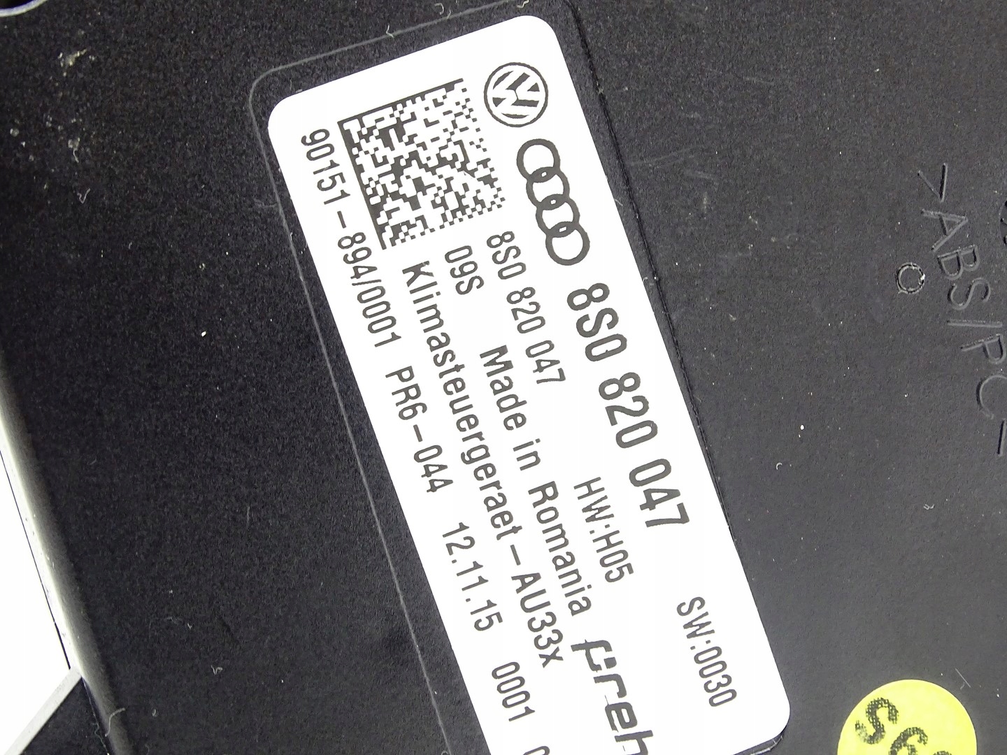 module control unit air conditioning devices KLIAMTYZACJI AUDI TT 8S 14- 8S0820047