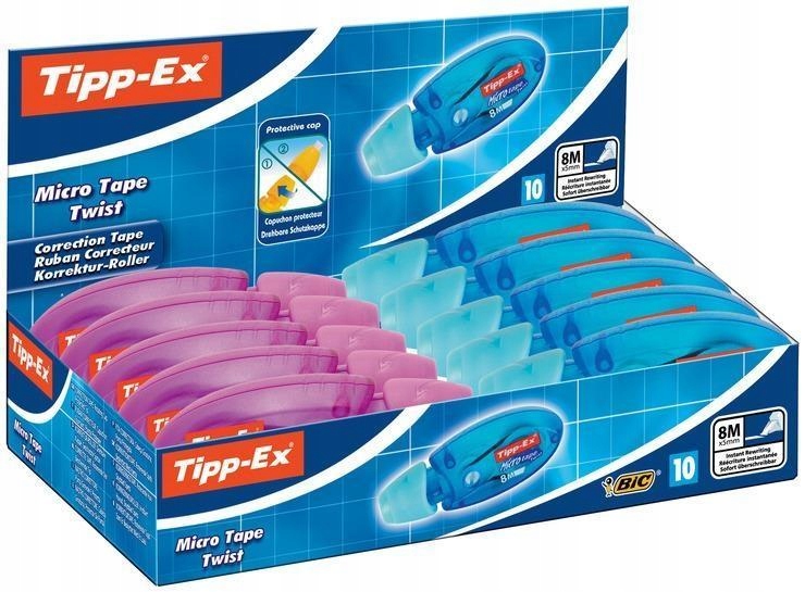 KOREKTOR MICRO TAPE TWIST W TAŚMIE (10SZT) BIC