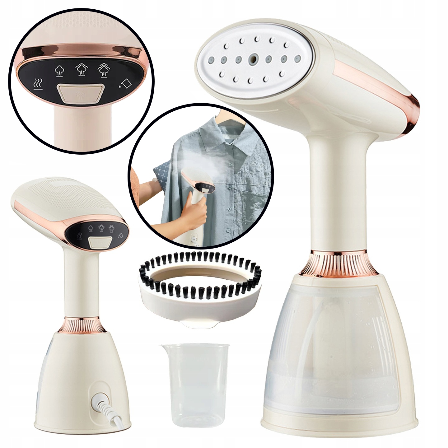 PAROWNICA DO UBRAŃ XMASTER 1500W 3-STOPNIOWA REGULACJA 280ML