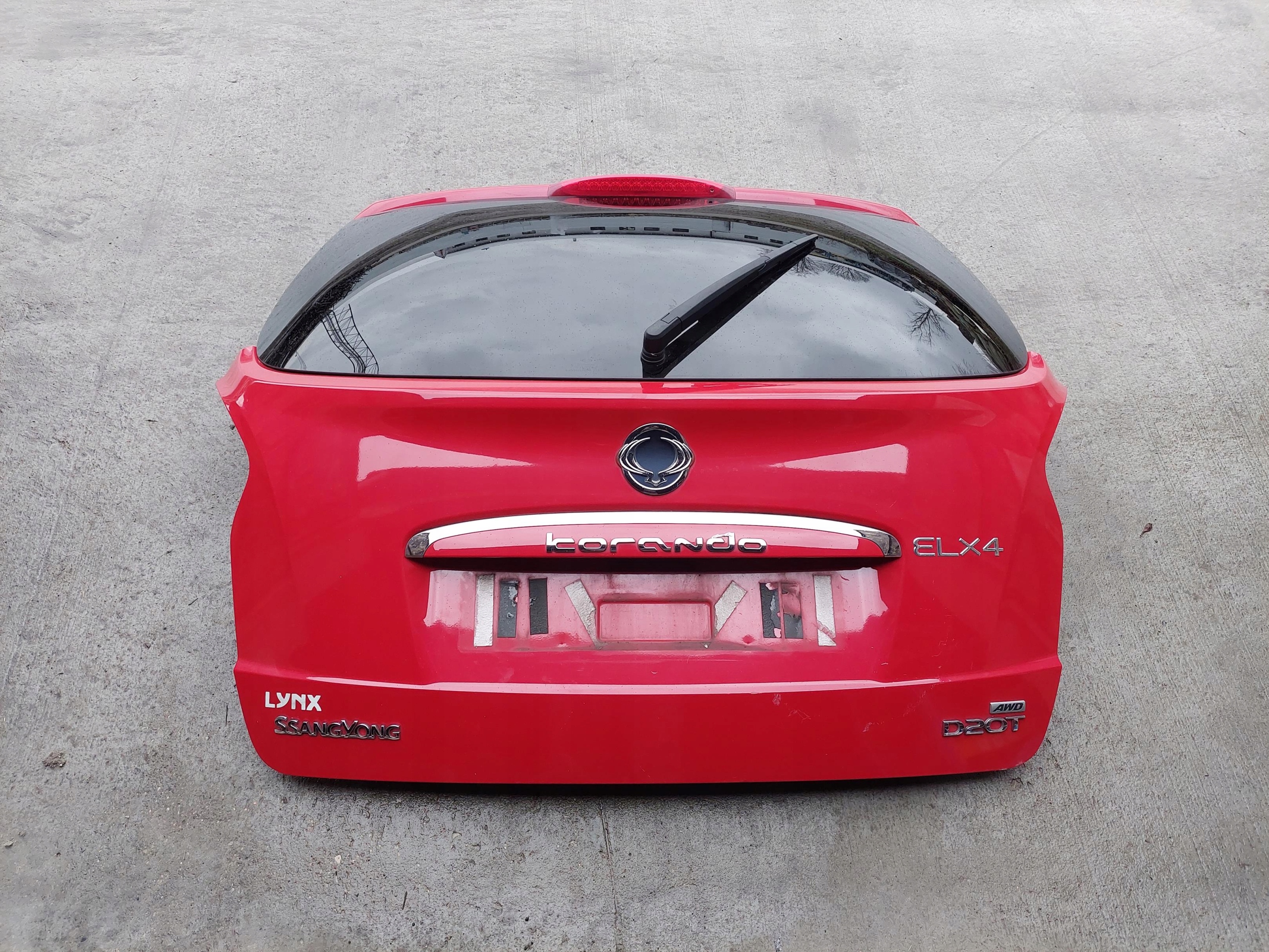 boot door rear complete SSANGYONG KORANDO III 3 C LIFT RAM