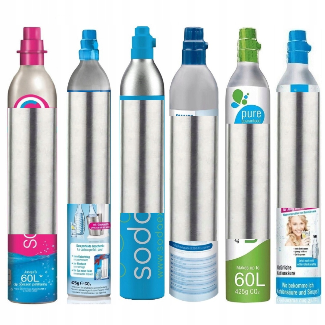 1 X Wymiana Nabicie Butli Do Soda Gazem Spożywczym CO2 Gaz Butla Z Gwintem