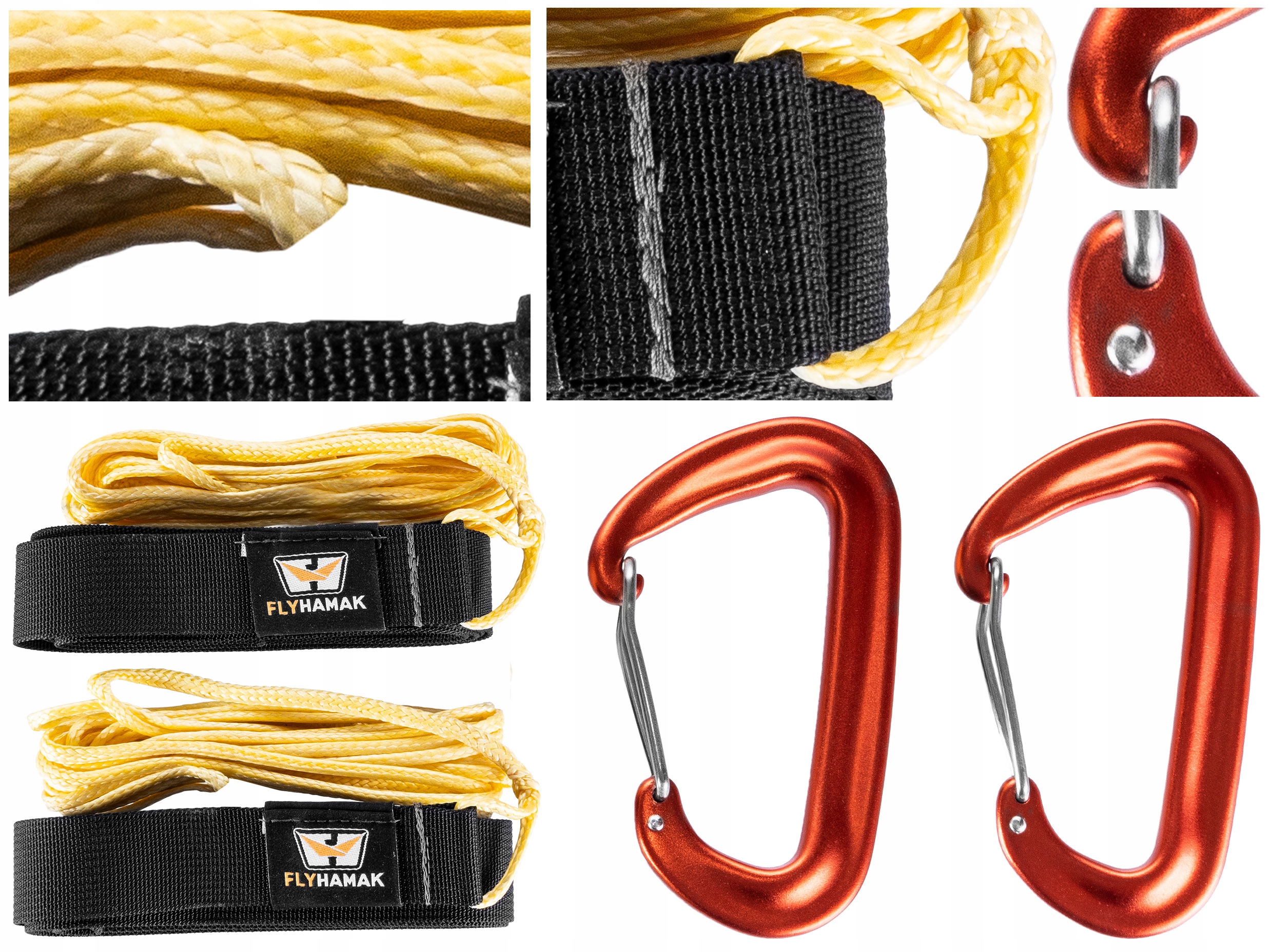 

Zawieszenie hamaka Flyhamak Whoopie Sling czarne