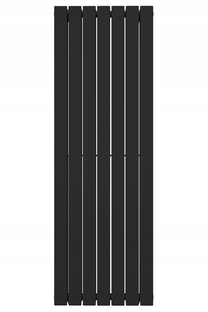 Grzejnik dekoracyjny pionowy podwójny 1800x546 czarny podł. lewe/prawe