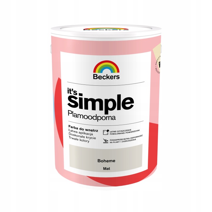 Beckers It's Simple Farba Plamoodporna Boheme 5L