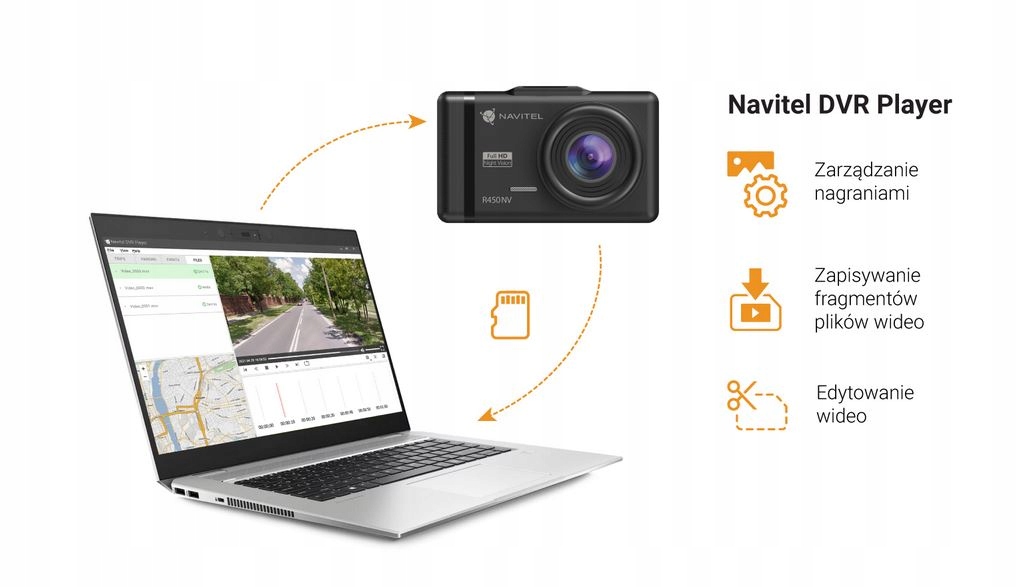 Wideorejestrator NAVITEL R450 NV 2 35 FHD Memory card included none