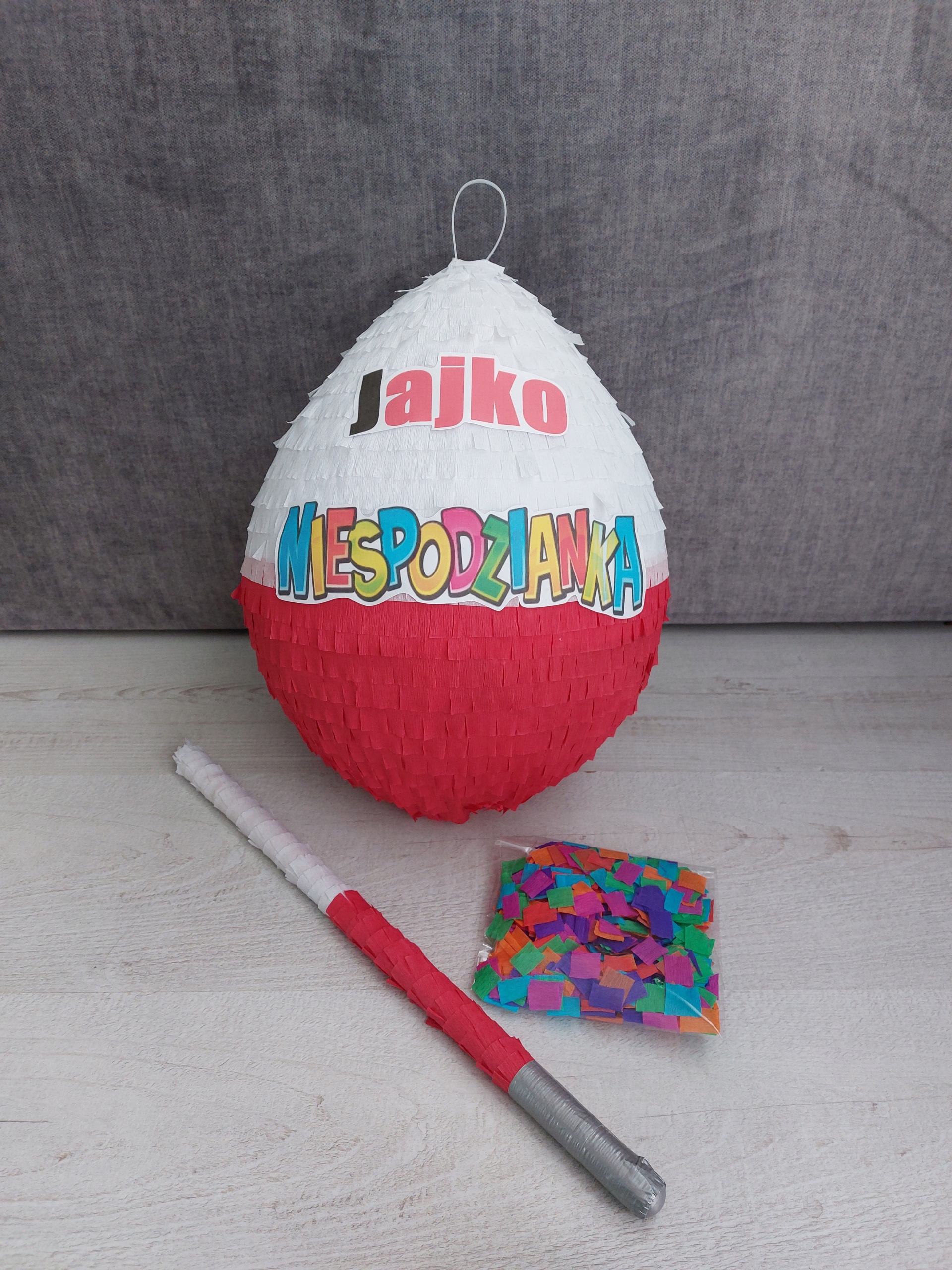 PINIATA JAJKO NIESPODZIANKA URODZINY DUŻA 86cm Kod producenta dddp-3