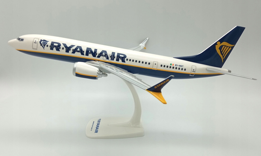 Model BOEING 737 MAX8 Ryanair EI-HGT - 1/100 PPC 40 cm