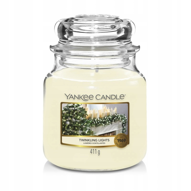 

Yankee Candle Świeca w Średnim Słoiku Twinkling