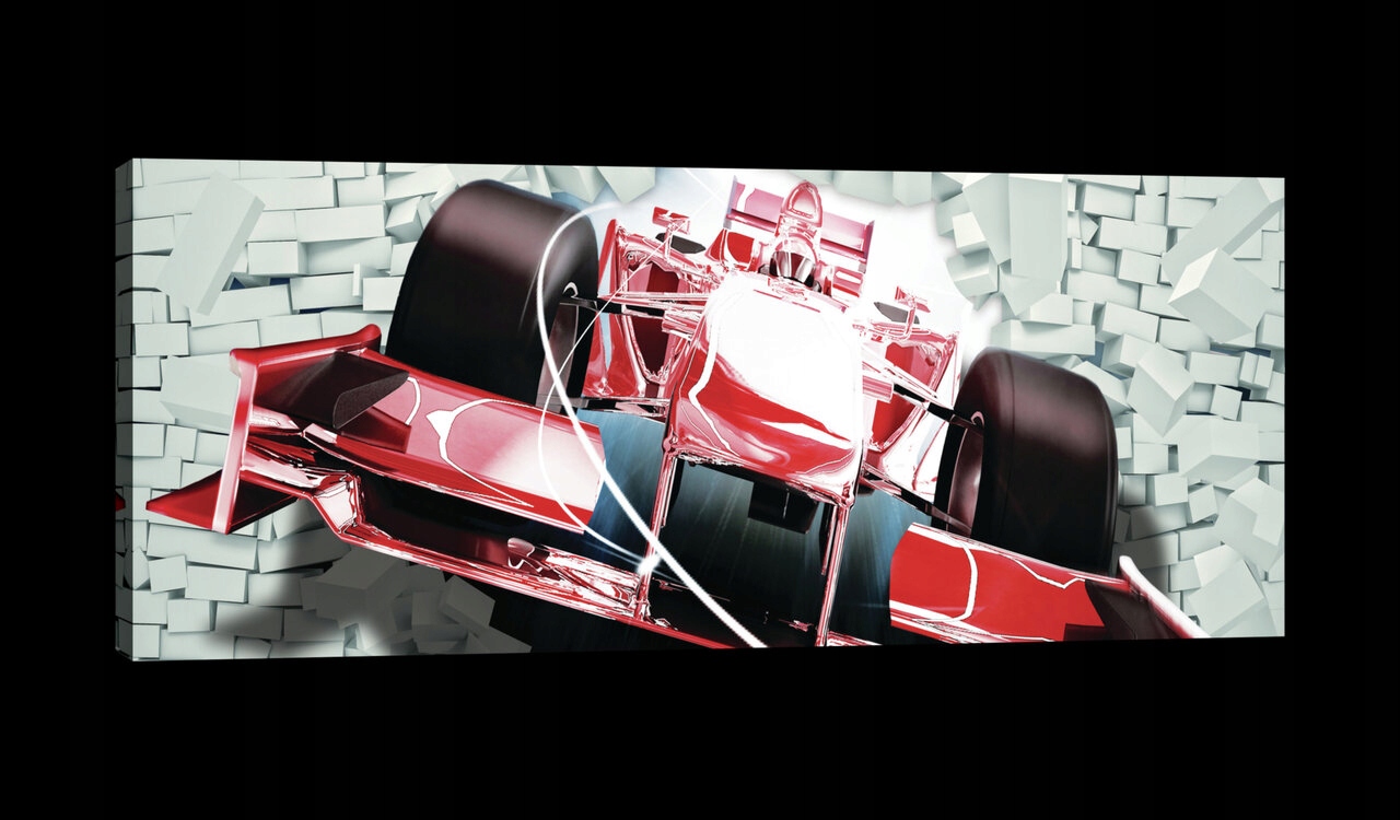 Obraz 145x45 Rychlost Formule1 závodní energie dynamika síla červená