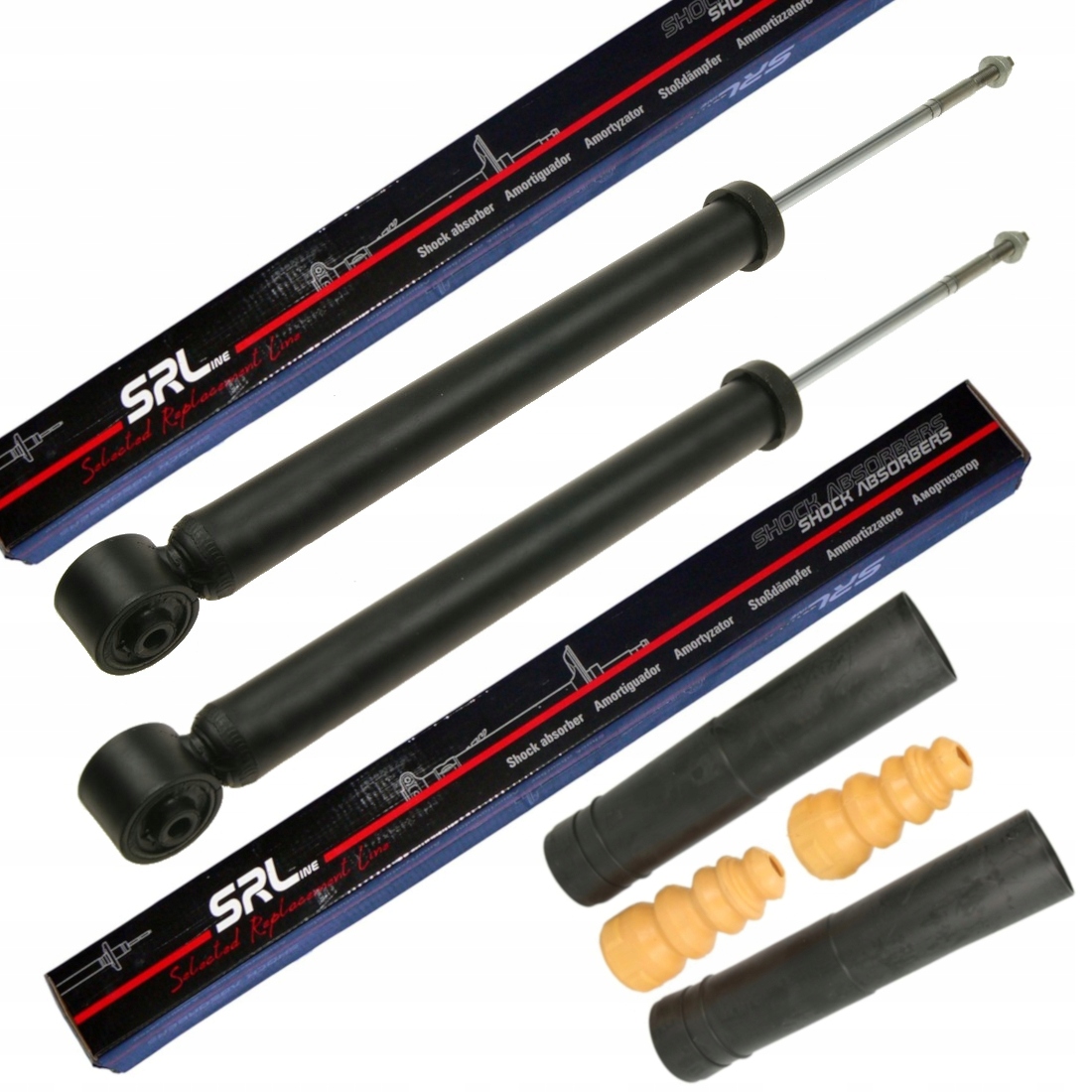 SRL Amortyzatory +osłony Citigo VW Up Seat Mii TYŁ