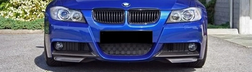 BMW E90 E91 2005-2008 CZARNY POŁYSK M PAKIET SPLITTER DOKŁADKA ZDERZAKA Producent części Inny