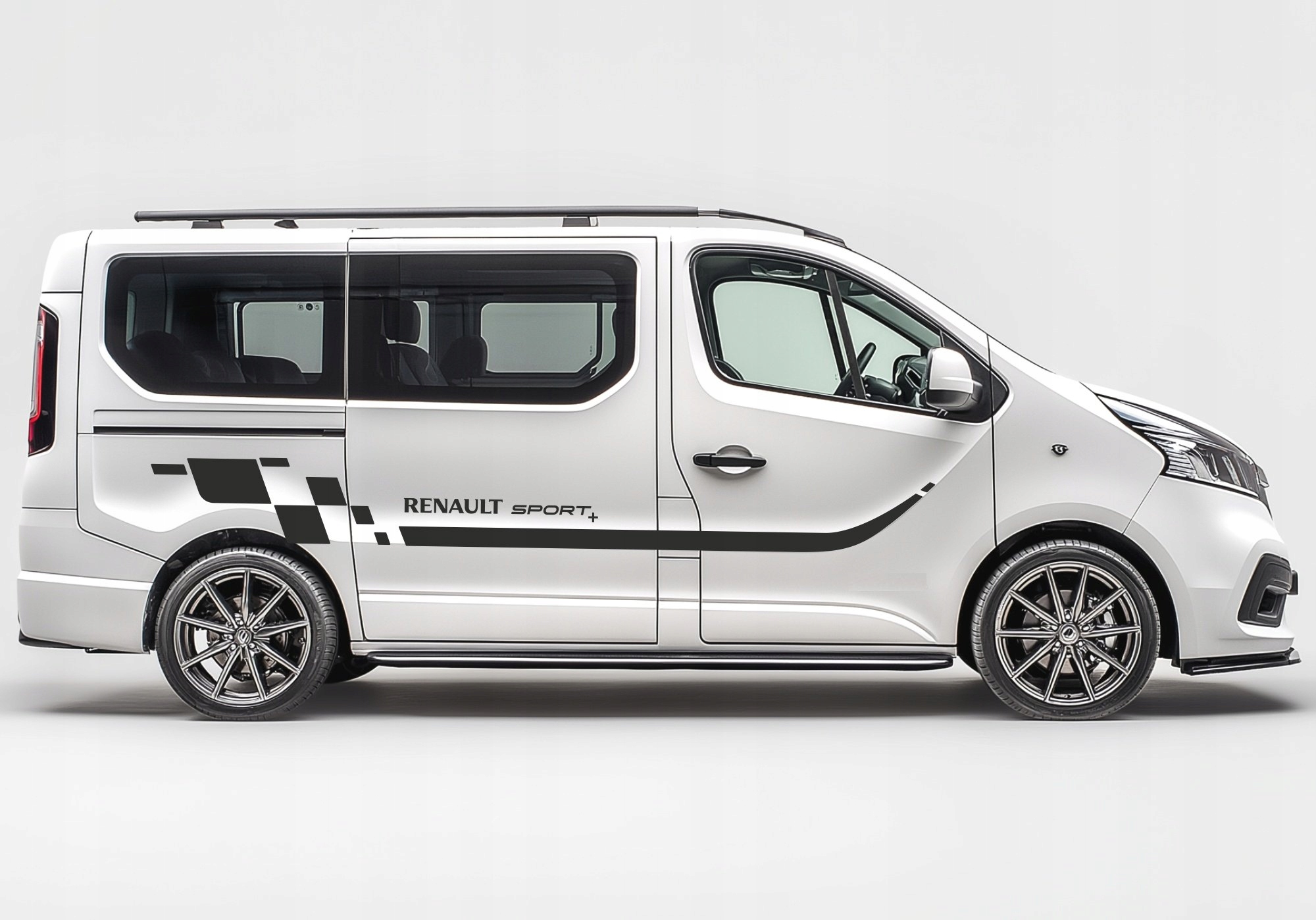 Nálepky na boky, masku a zadnú stranu Renault Trafic Sport Opel Vivaro