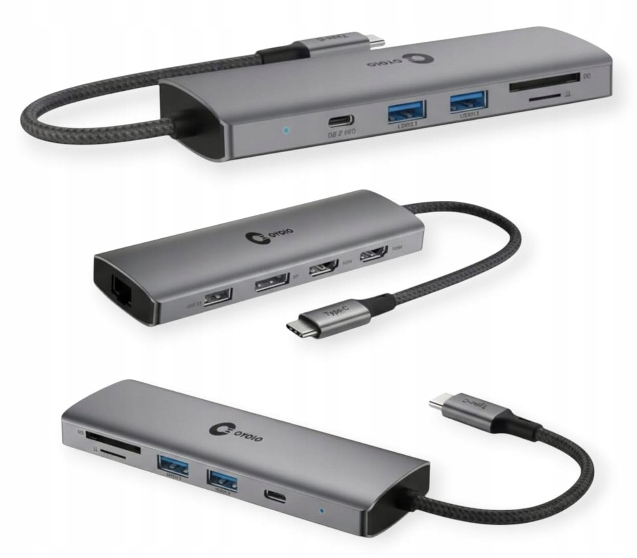 Více portů a nabíjení jedním kabelem 2 monitory Usb-c Hub 100W Dynabook