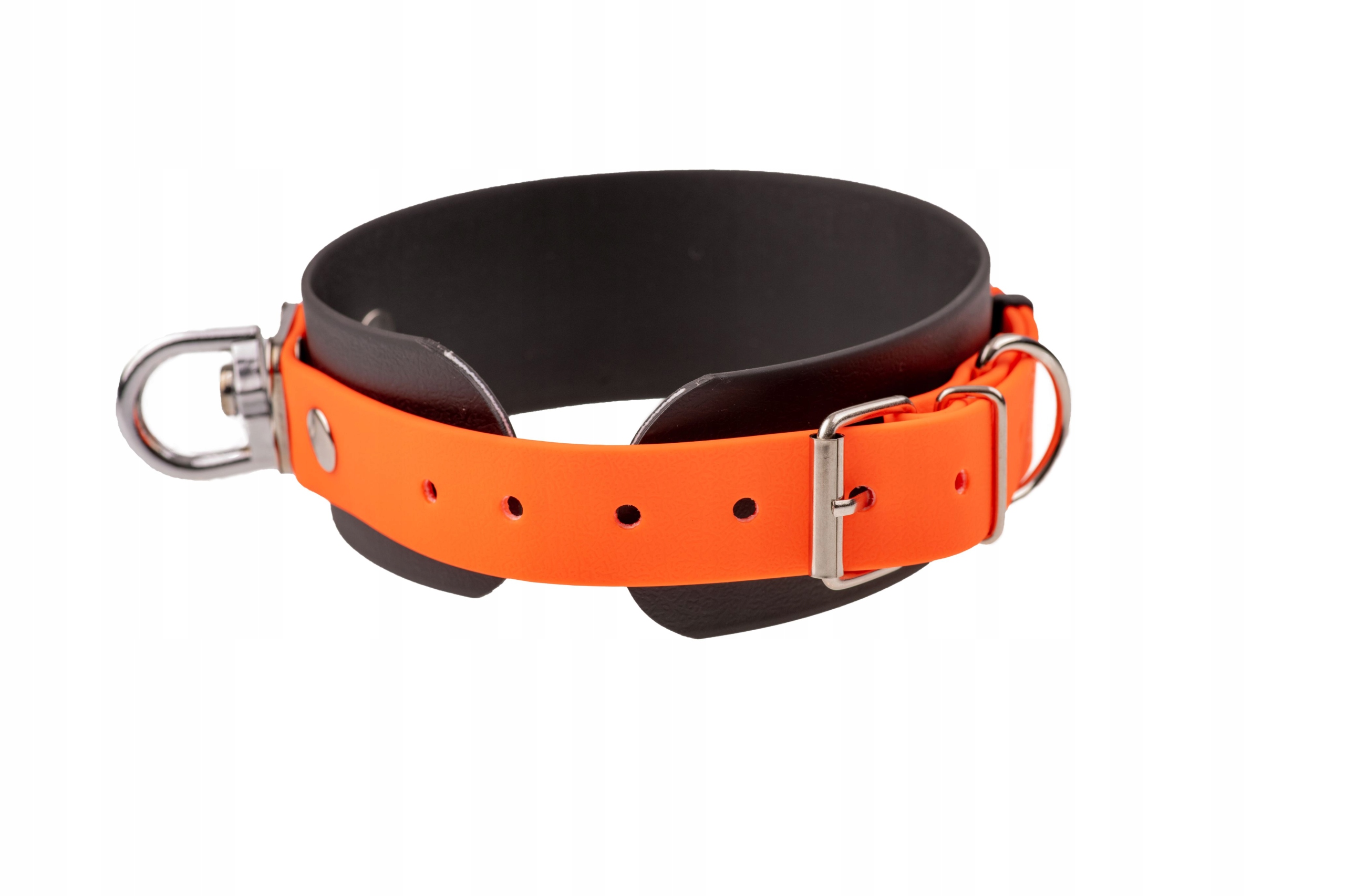 Levně Tropický obojek BioThane 50 mm 38-52 cm voděodolný