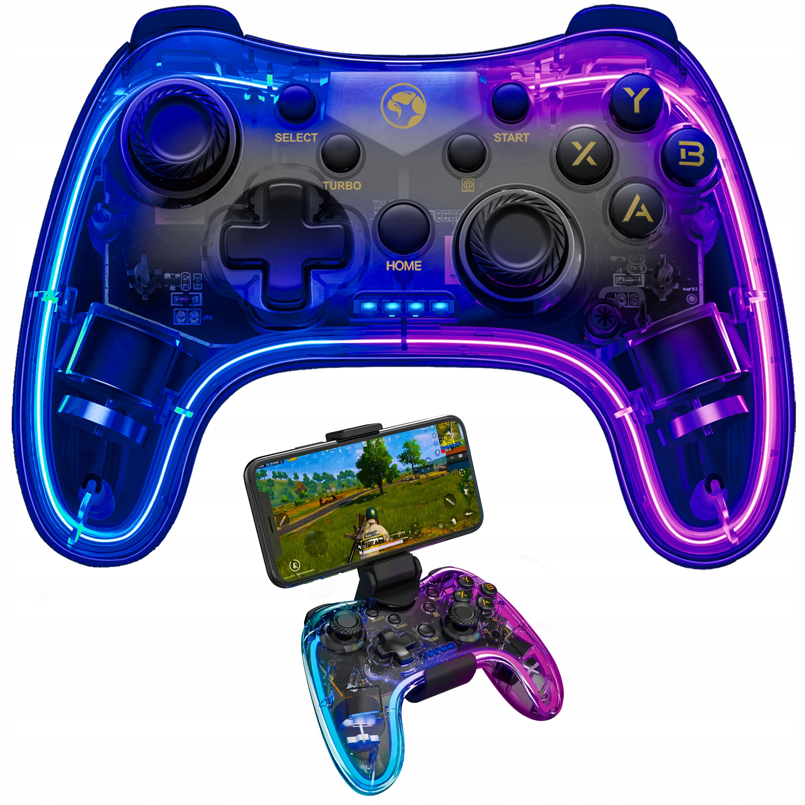 Kontroler bezprzewodowy pad do PS4 PS3 Nintendo Switch Pc Marvo Ghost 40