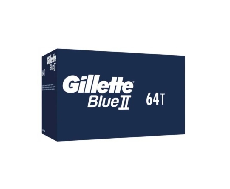 na jedno použití strojky Gillette Blue II Fix 64 ks