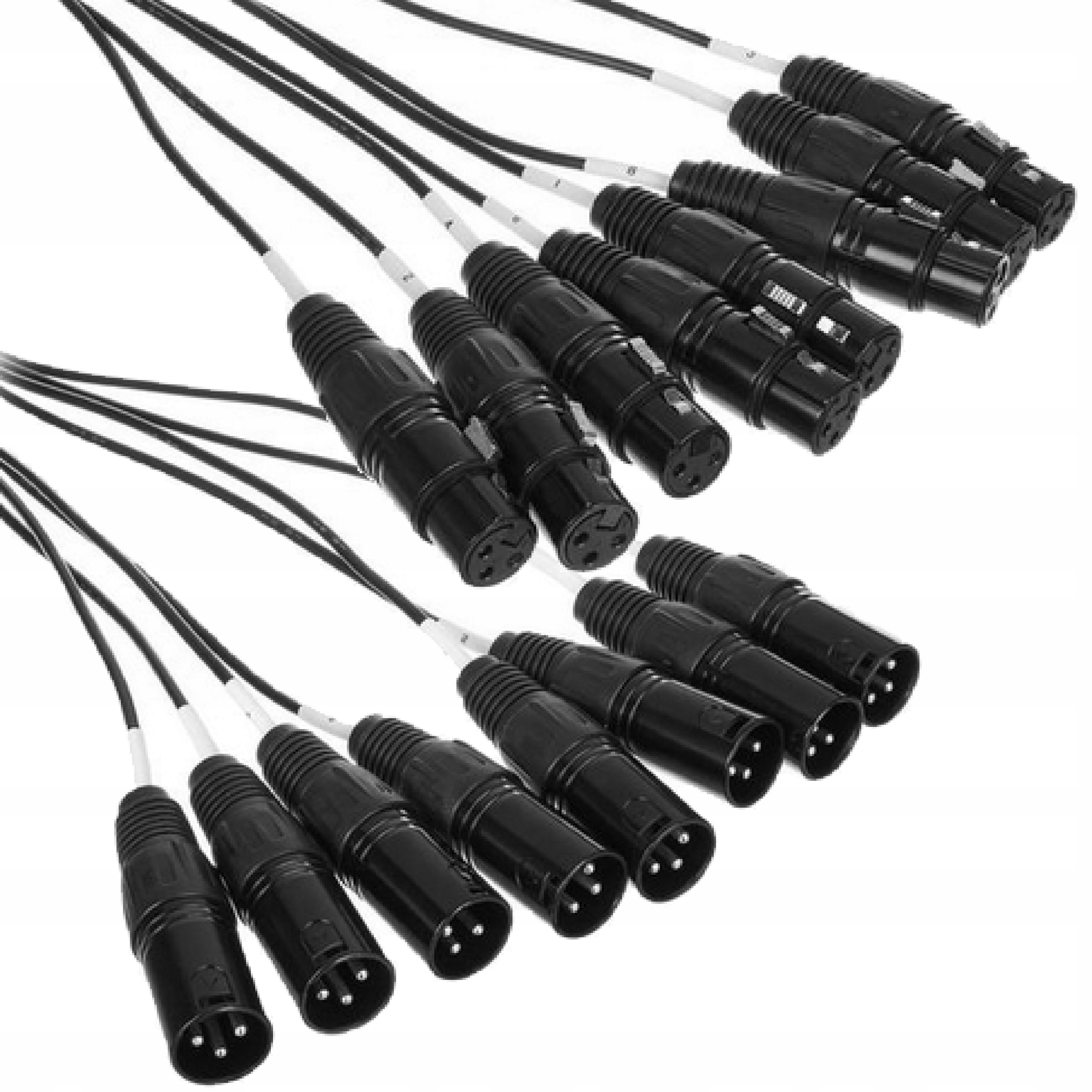 Kabel wieloparowy multicore audio mikrofonowy 8x Xlr 3 m the sssnake