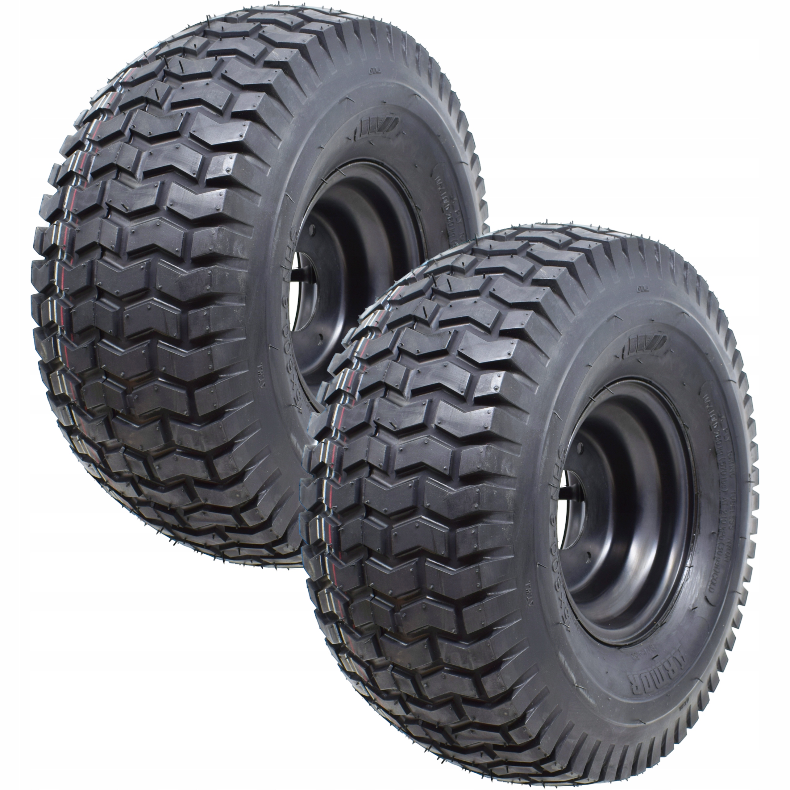 2x Kompletné Koleso 15x6.00-6 Pneumatika S Diskom Koleso Mini Štvorkolka Atv Kočík Gokart